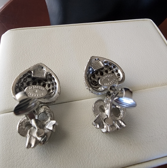 Roxanne Assoulin vintage heart earrings - Picture 5 of 11